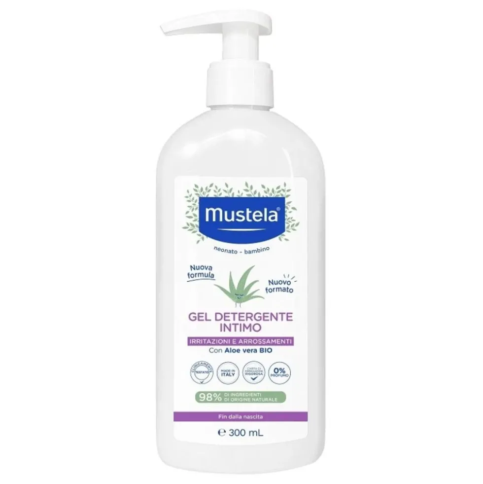 Mustela Gel Detergente Intimo - Detergente intimo per irritazioni e arrossamenti, 300 ml