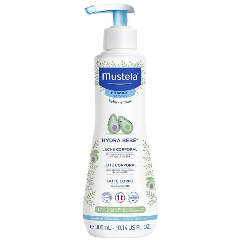 Mustela Hydra Bébé - Latte Corpo Bambini Idratante Pelle Normale, 300ml