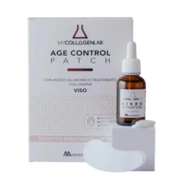 MyCollagenLab Age Control Patch Contorno Occhi Levigante e Rimpolpante, 4 patch + Siero da 30ml