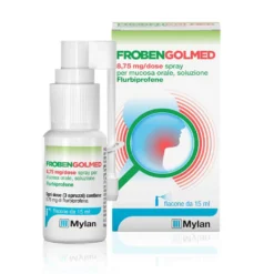 Mylan Frobengolmed Flurbiprofene 8,75mg Spray Mal di Gola, 15ml