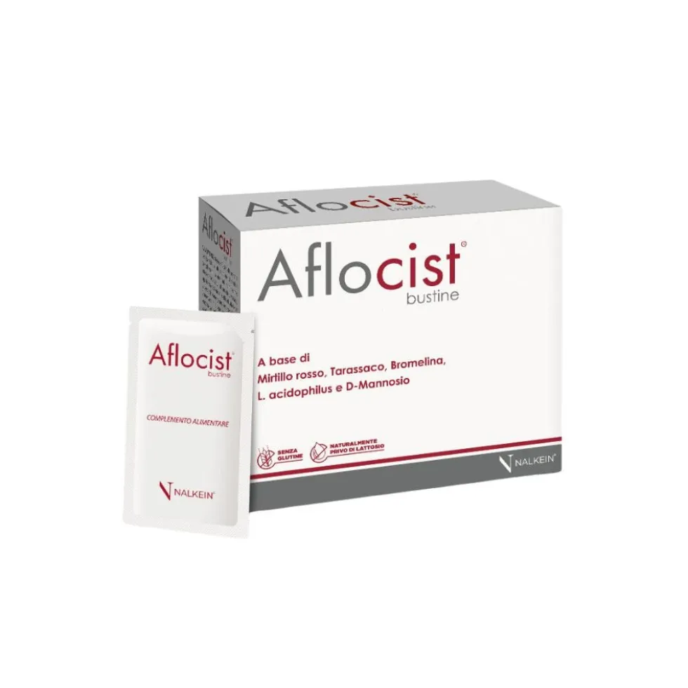 Nalkein Aflocist Integratore Alimentare Vie Urinarie, 20 Bustine
