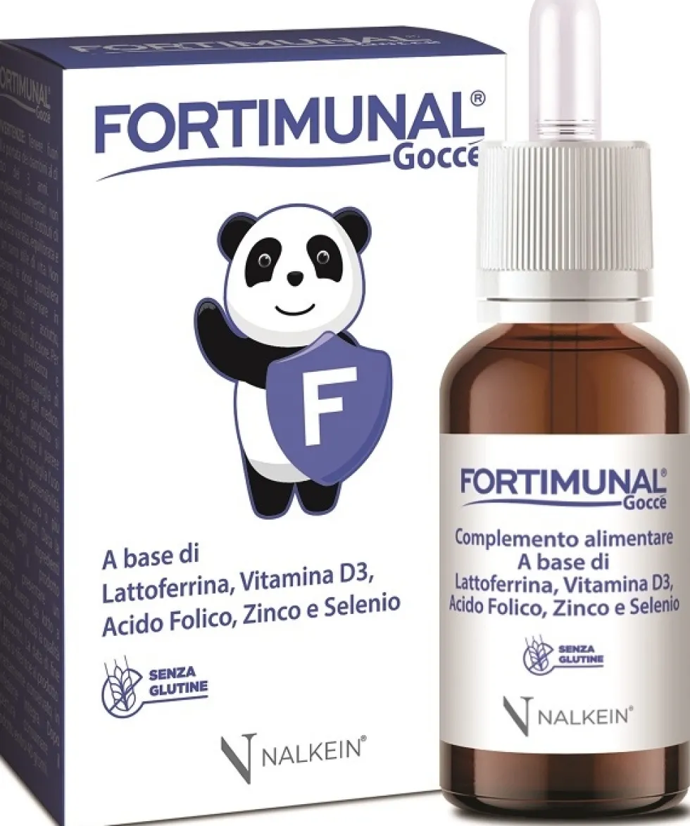 Nalkein Fortimunal Gocce - Integratore alimentare per il sistema immunitario, 20 ml