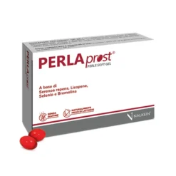 Nalkein PERLAprost Integratore Funzionalità della Prostata, 15 Perle Soft Gel