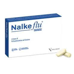 Nalkein SA Nalkeflu Integratore Fluidificante Vie Respiratorie, 20 Compresse