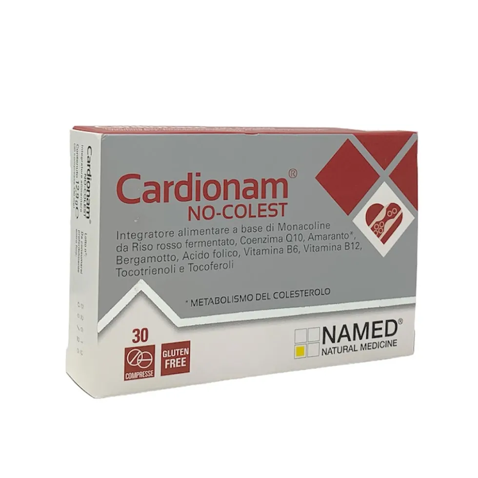 Named Cardionam - No Colest Integratore Alimentare, 30 Compresse