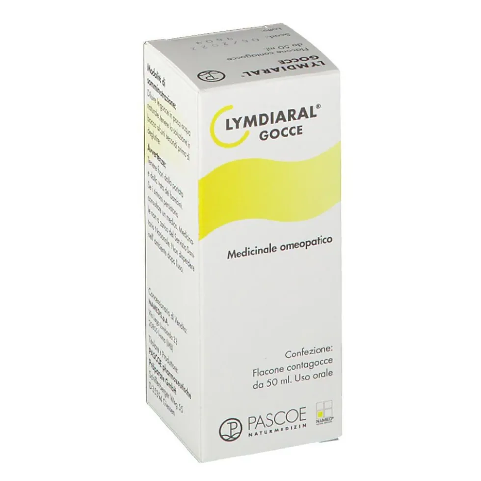 Named Pascoe Lymdiaral - Gocce omeopatiche per il drenaggio del sistema linfatico, 50 ml