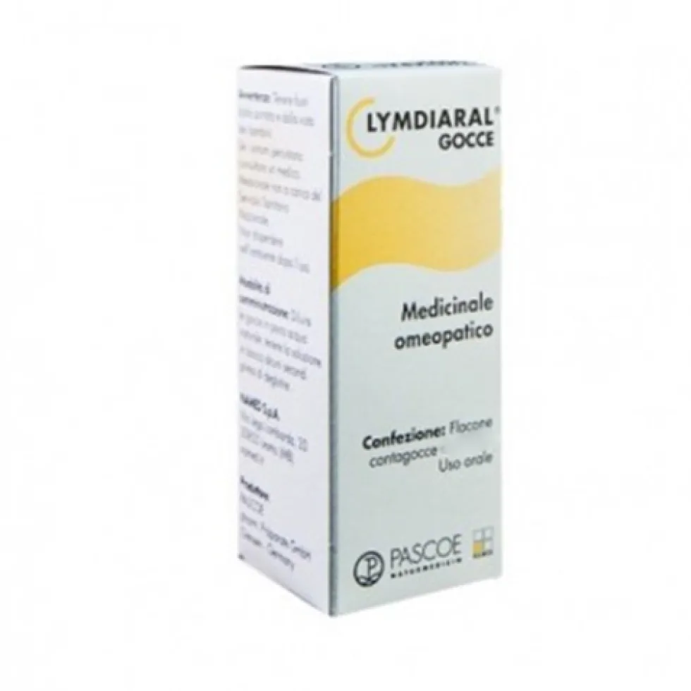 Named Pascoe Lymdiaral - Medicinale omeopatico in gocce per il drenaggio linfatico, 20 ml