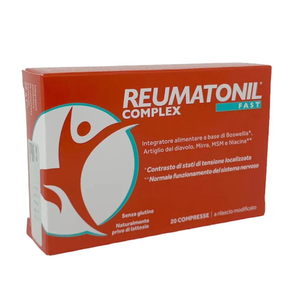 Named Reumatonil Complex Fast - Integratore alimentare per la tensione localizzata, 20 compresse