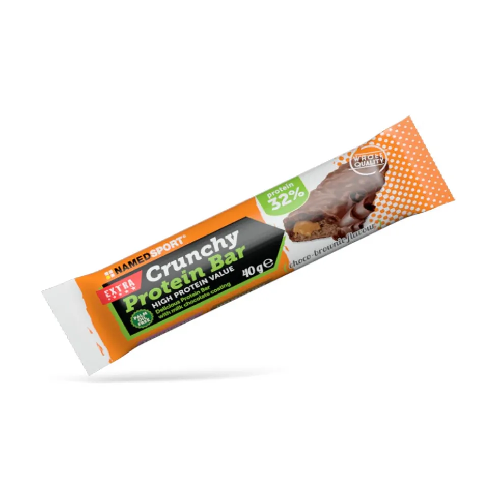 Named Sport Crunchy Proteinbar - Barretta Proteica Gusto Choco Brownie, 40g