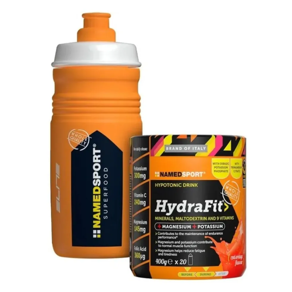 Named Sport HydraFit Hypotonic Drink Integratore 400g + Borraccia Omaggio
