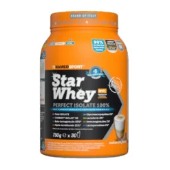 Named Sport Star Whey - Isolate 100% Integratore Proteine Gusto Mokaccino, 750g