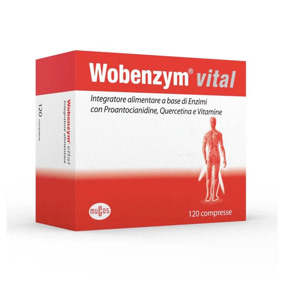Named Wobenzym Vital Integratore Alimentare Antiossidante 120 Compresse