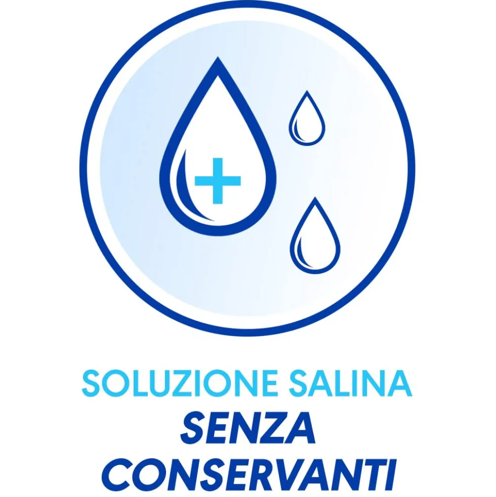 Narhinel Soluzione Fisiologica - Soluzione salina per la detersione nasale, 20 flaconcini da 5 ml