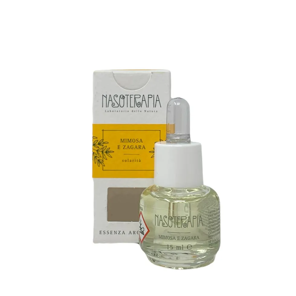 Nasoterapia Essenza Aromatica Mimosa e Zagara - Olio essenziale per profumare gli ambienti, 15 ml