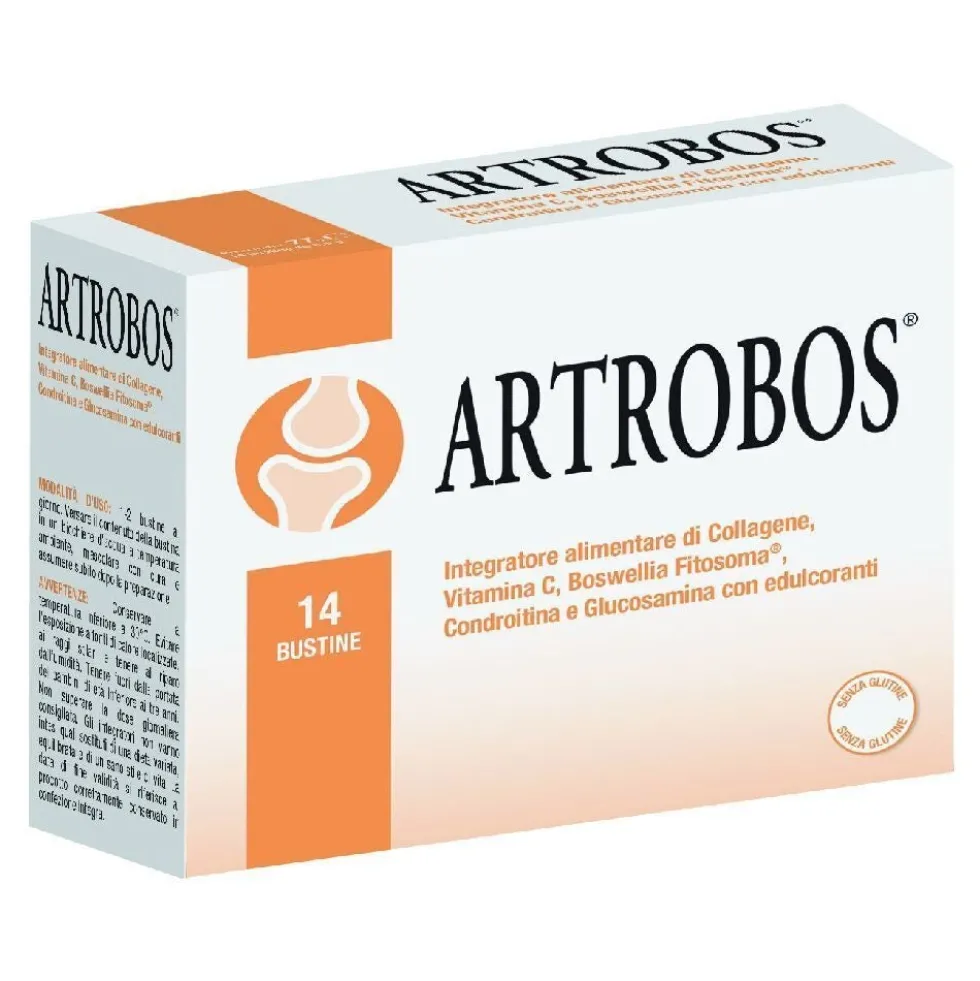Natural Bradel Artrobos Integratore Alimentare Articolazioni, 14 Bustine