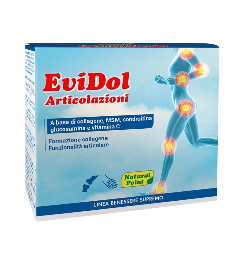 Natural Point Evidol Articolazioni Integratore Alimentare, 30 Bustine