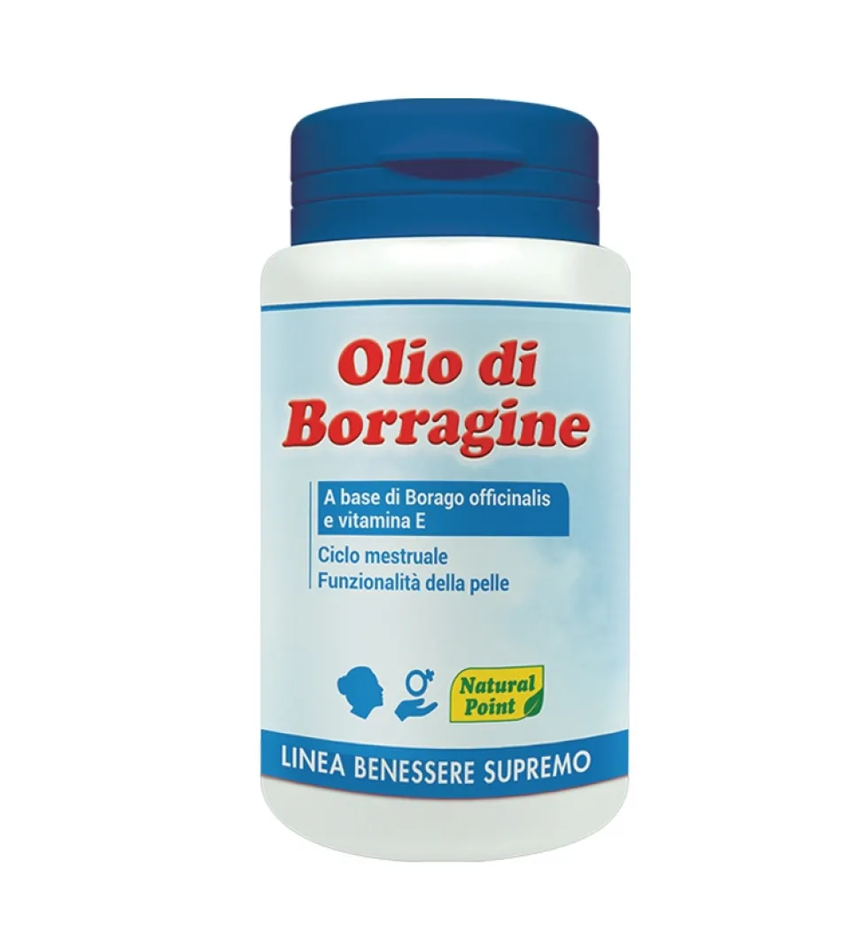 Natural Point Olio Borragine Integratore Alimentare, 100 Perle