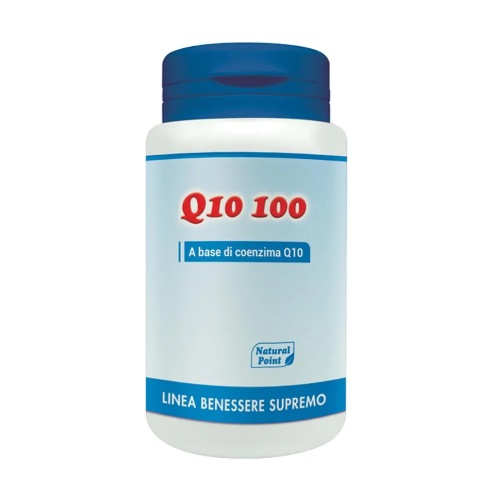 Natural Point Q10 100 Integratore Alimentare, 50 Capsule Vegetali 100mg