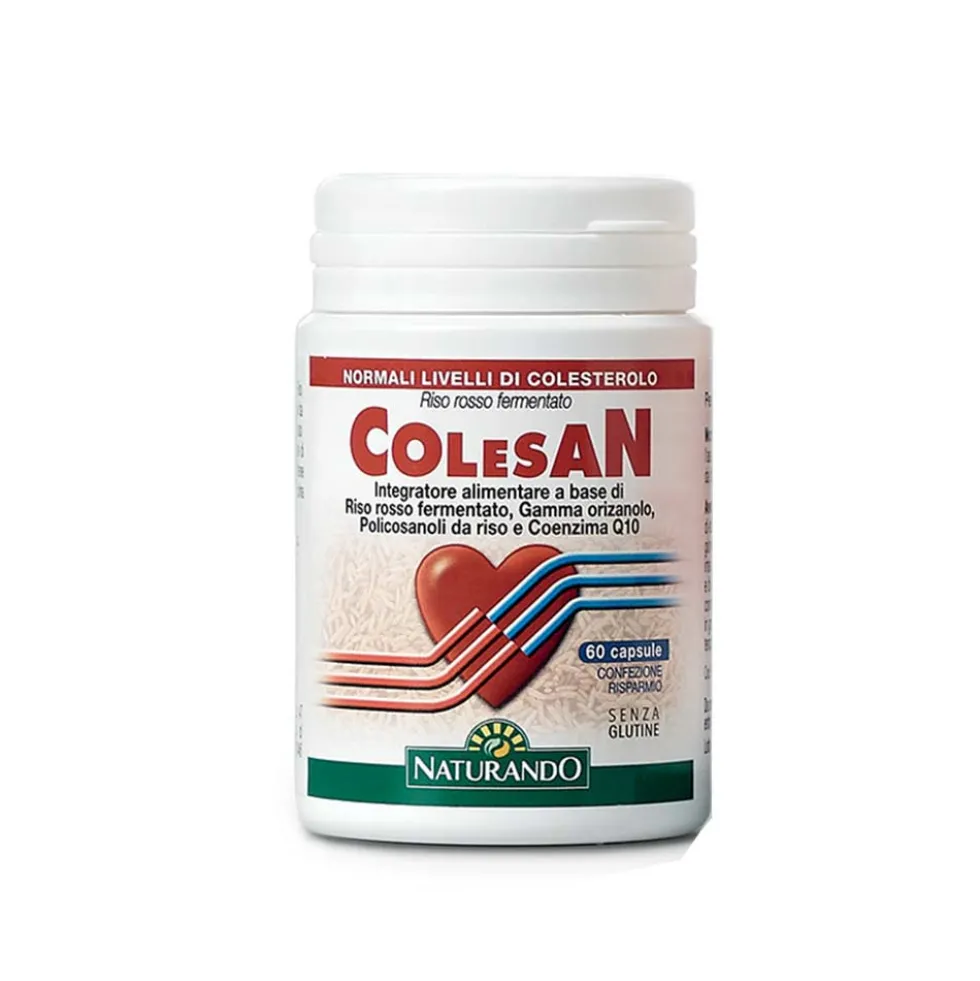 Naturando Colesan Integratore Alimentare, 60 Capsule