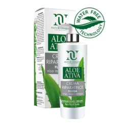 Natur Unique Aloe Attiva - Crema Riparatrice Fluida Viso Mani e Corpo, 190ml