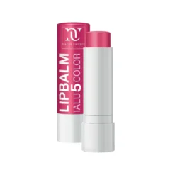 Natur Unique Balsamo Labbra Ialu 5 Color - Stick idratante e nutriente color ciclamino, 4,2 ml