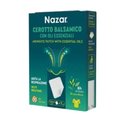 Nazar Cerotto Balsamico con Oli Essenziali da Applicare sugli Abiti, 7 cerotti