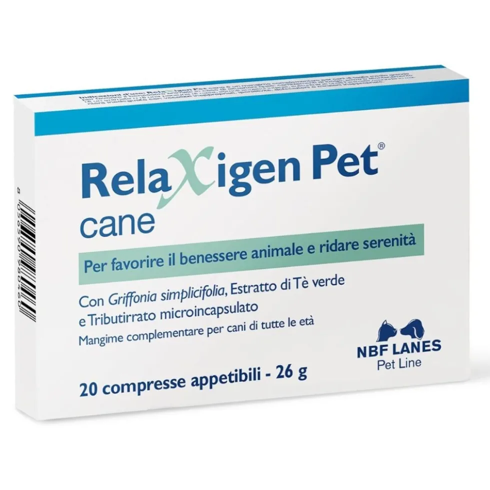 N.b.f. Lanes Relaxigen Pet Cane 20 Compresse