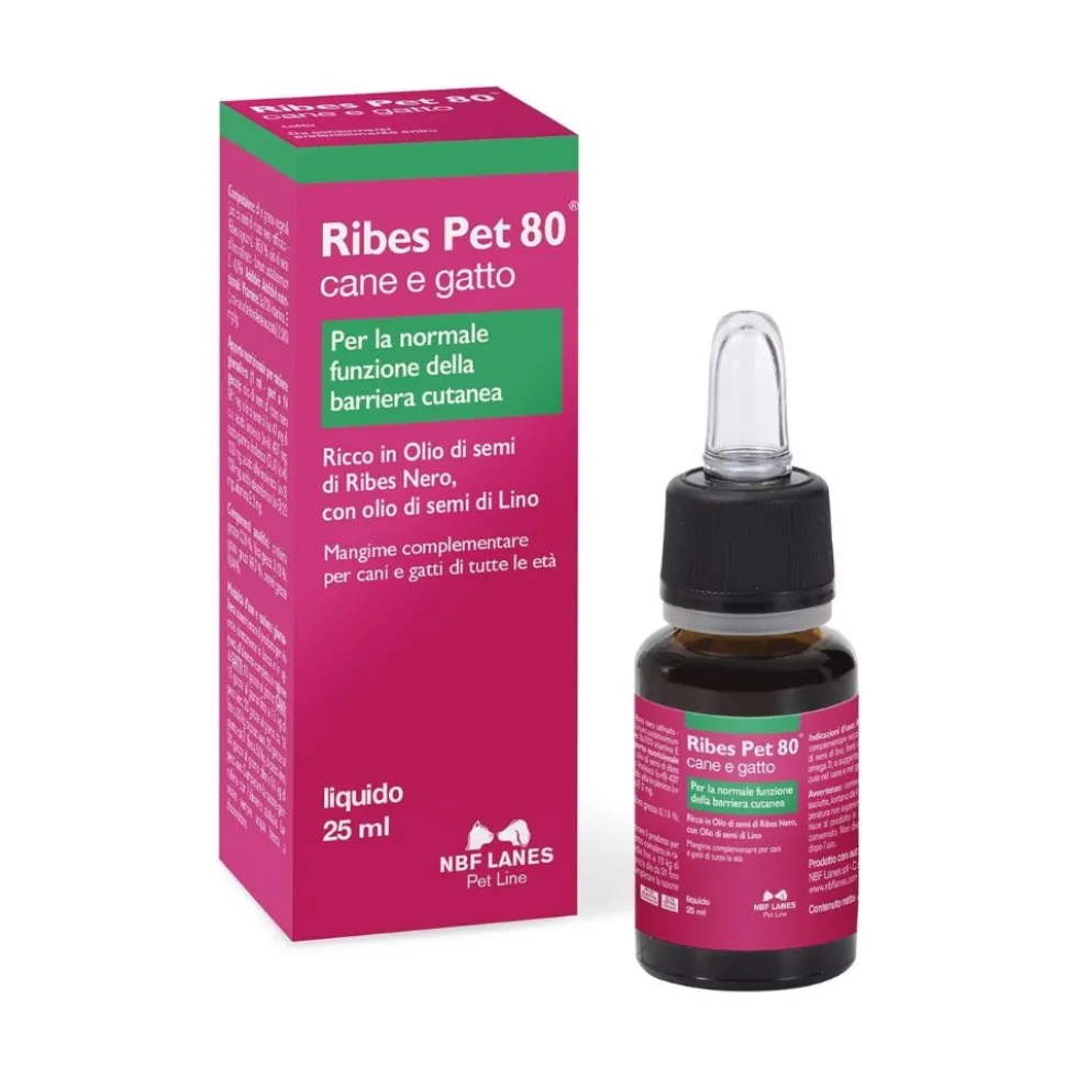 NBF Lanes Ribes Pet 80 Mangime Complementare in gocce, 25ml