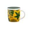 Neavita Infusioni di Benessere - Infusiera in ceramica gialla e verde per tisane, 350 ml