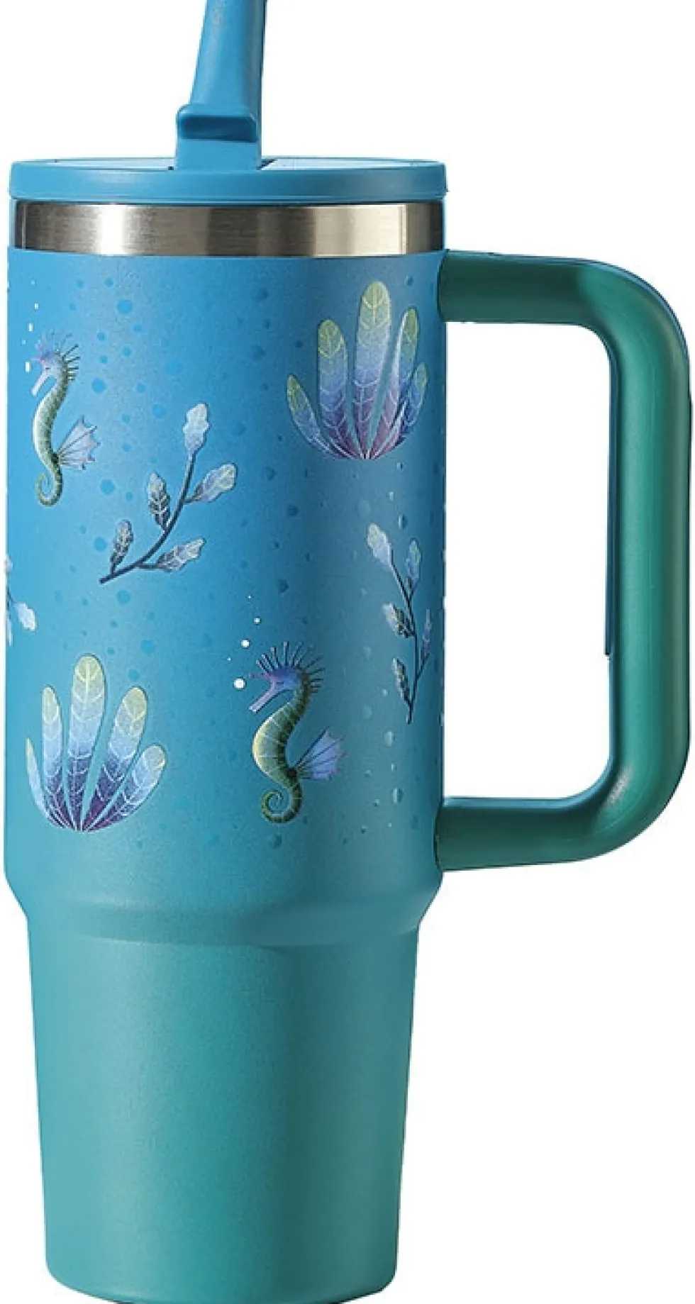 Neavita Mug Thermos Easygo - Tazza termica verde in acciaio inox per tisane, 500 ml