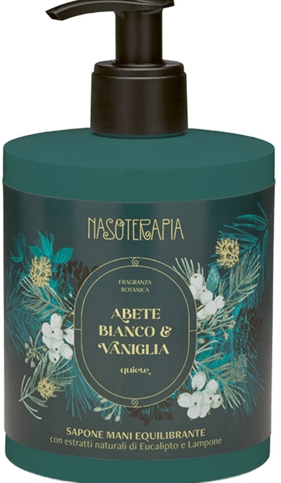 Neavita Nasoterapia Abete Bianco e Vaniglia - Sapone mani rasserenante e delicato, 500 ml