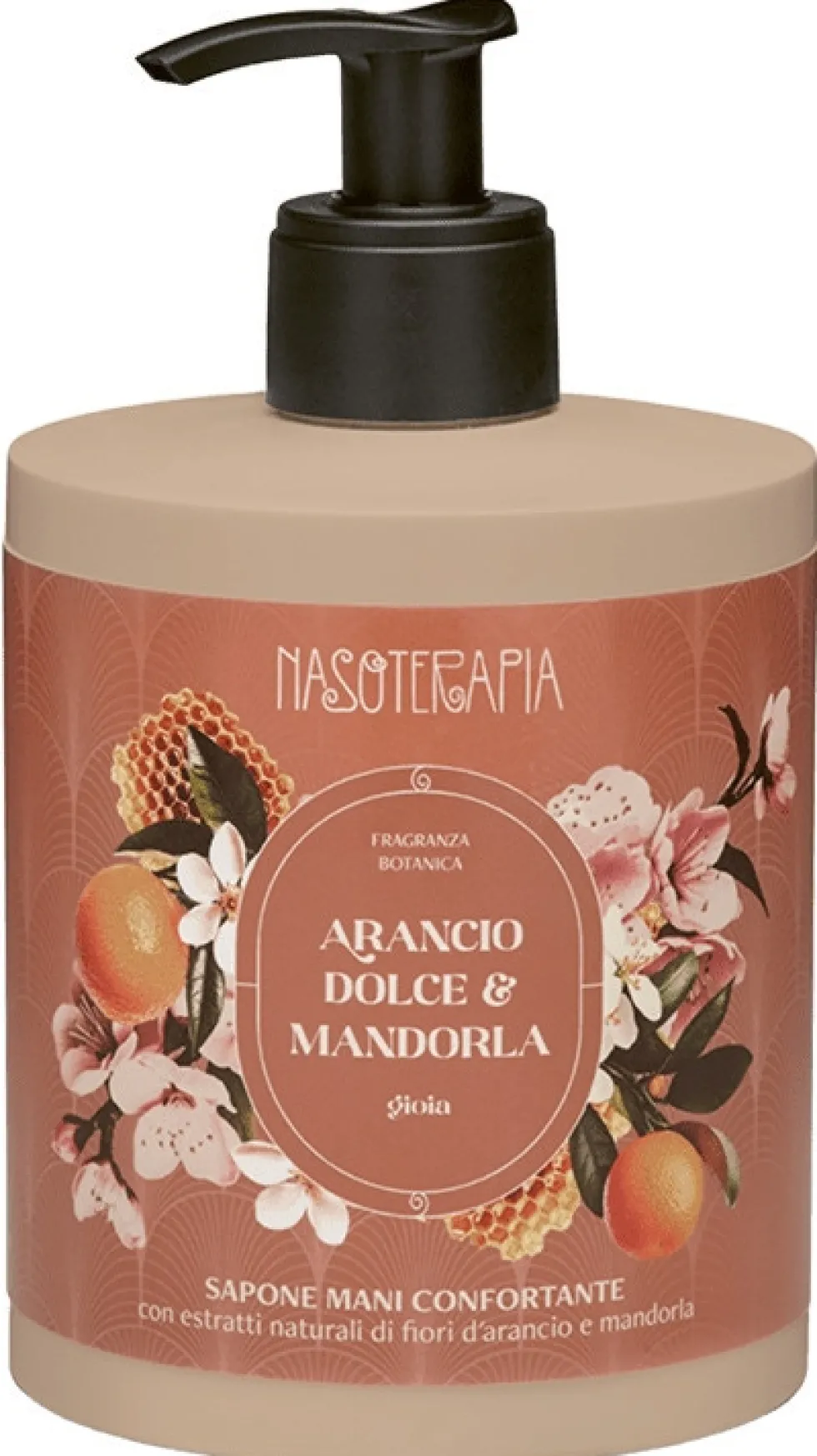 Neavita Nasoterapia Arancio Dolce e Mandorla - Sapone mani riequilibrante ed emolliente, 500 ml