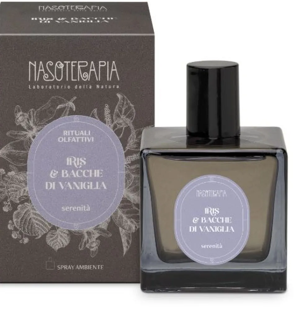 Neavita Nasoterapia Iris e Vaniglia - Spray per ambienti che profuma e rinnova l'aria, 100 ml