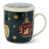 Neavita Natale - Herbal Infuser Infusiera in Ceramica Verde, 380ml