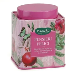 Neavita Pensieri Felici - Infuso a base di melograno e kombucha per il rilassamento, 70 g