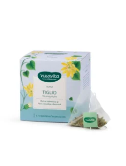 Neavita Tisana Tiglio Bio e Brattee - Infuso rilassante per il sonno, 15 filtri piramidali