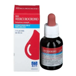 Neomercurocromo Soluzione Cutanea Disinfettante Ferite, 50ml