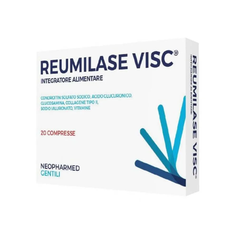 Neopharmed Gentili Reumilase Visc Integratore Osteo-Articolare, 20 compresse
