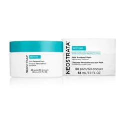 Neostrata Restore Dischetti Rinnovatori al PHA - Esfoliante viso per la pelle spenta, 60 dischetti
