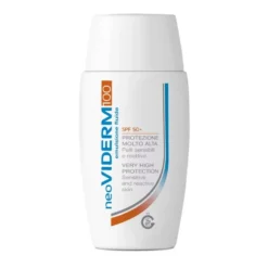 neoVIDERM 100 Emulsione Fluida SPF 50+ Protezione Molto Alta per Pelli Sensibili e Reattive con Scottature Solari Ustioni e Trattamenti Radioterapici, 50ml