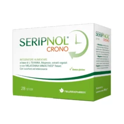 Neuraxpharm Seripnol - Crono Integratore di Melatonina, 28 Stick Polvere
