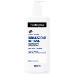 Neutrogena Formula Norvegese - Lozione corpo senza profumo per la pelle secca e sensibile, 400 ml