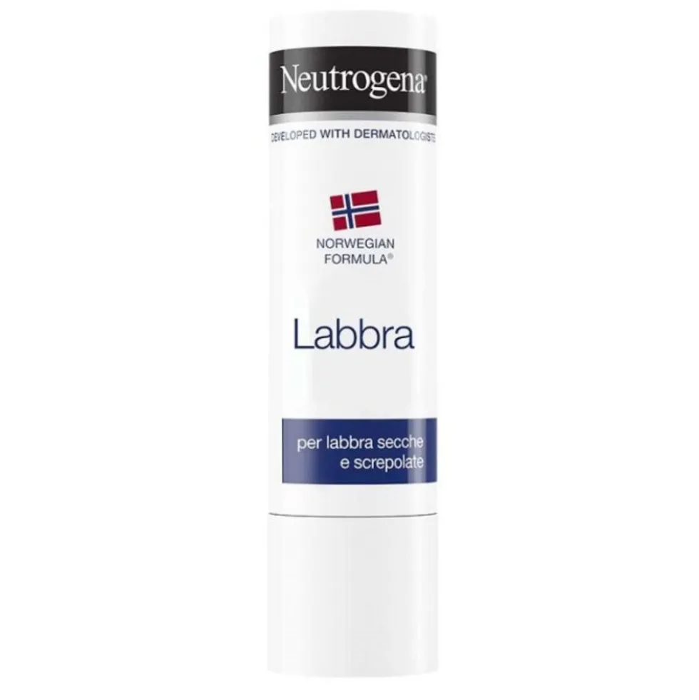 Neutrogena Formula Norvegese - Balsamo in stick per labbra secche e screpolate, 4,8 g