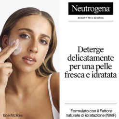 Neutrogena Hydro Boost Acqua Gel Detergente Senza Profumo Detergente Schiumogeno Struccante, 200ml