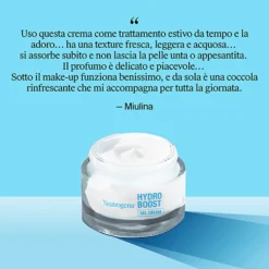 Neutrogena Hydro Boost Crema Gel - Crema idratante per il viso con acido ialuronico, 50 ml
