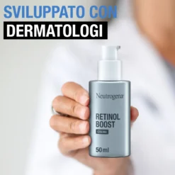 Neutrogena Retinol Boost - Crema Viso Antirughe, 50ml