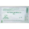 Newfadem Acido borico polvere FU - Polvere antisettica e disinfettante, bustina da 30 g