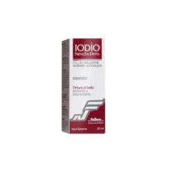 New Fa.Dem. Iodio Soluzione Cutanea Alcoolica Antisettico e Disinfettante, 20ml