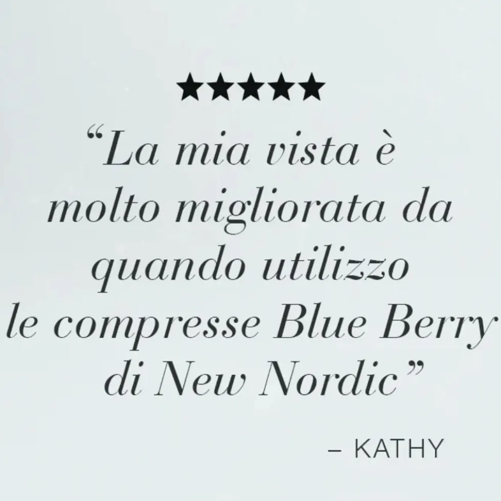 New Nordic Blue Berry Integratore Benessere Vista, 60 Compresse