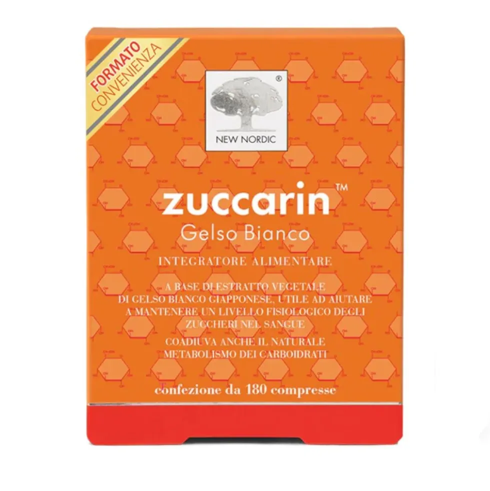 New Nordic Zuccarin 180 Compresse